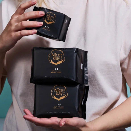 Organic Cotton Cover Overnight Menstrual Pads