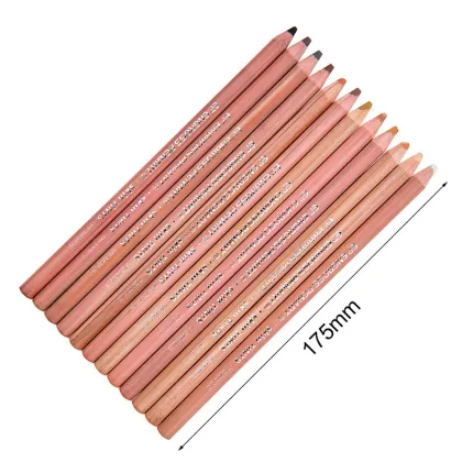 Professional Hand-Drawn Chalk Pencil Portrait: 12 Skin Tones