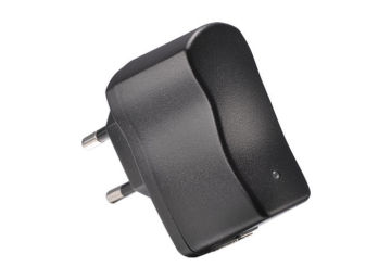 Black Matte 4.0mm Pin 500 Ma Eu Plug Universal Travel Charger For Ipod Mobile Wp500 - E