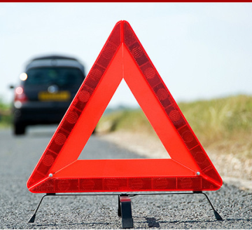 Light Reflecting And Traffic Safety Folding Warning Triangle