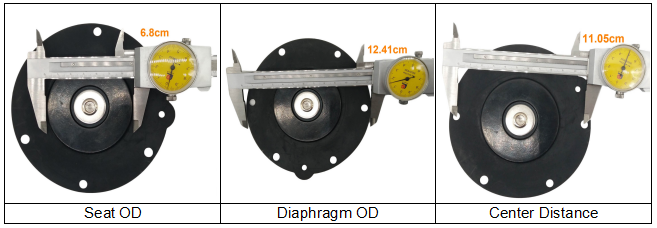 K4504 M2187 Goyen Type Diaphragm Repair Kit