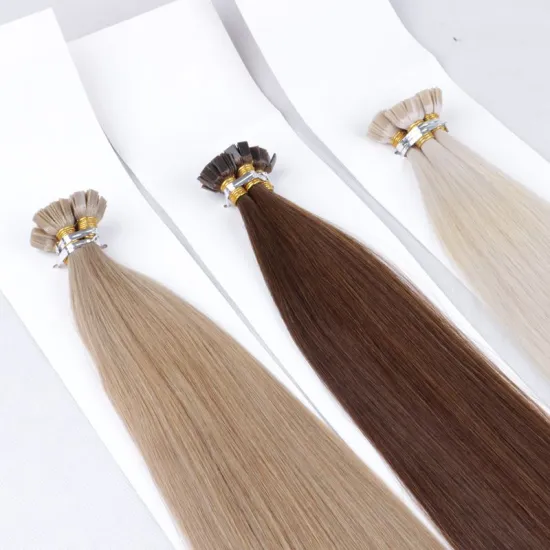 100% cuticle remy human hair keratin russian 1g stick u flat pre guled micro bonding double drawn mini tiny tip hair extensions