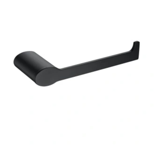 Stylish and simple, domineering black toilet paper holder leads the bathroom trend