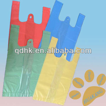 Colorful vest shopping bag for carrier