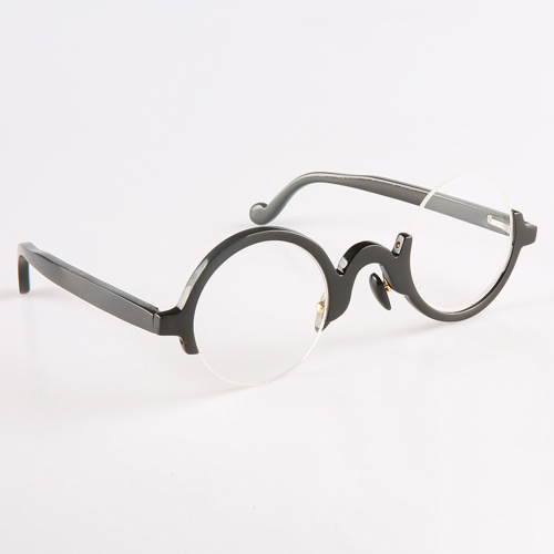 Asymmetrical Buffalo Horn Eyeglasses Frame