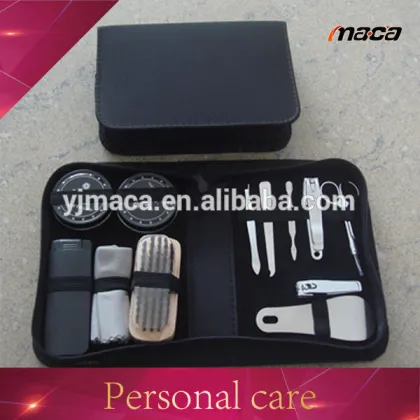 OPC004 hot sell professional shoe care kit shoe shine kit with pedicure sets