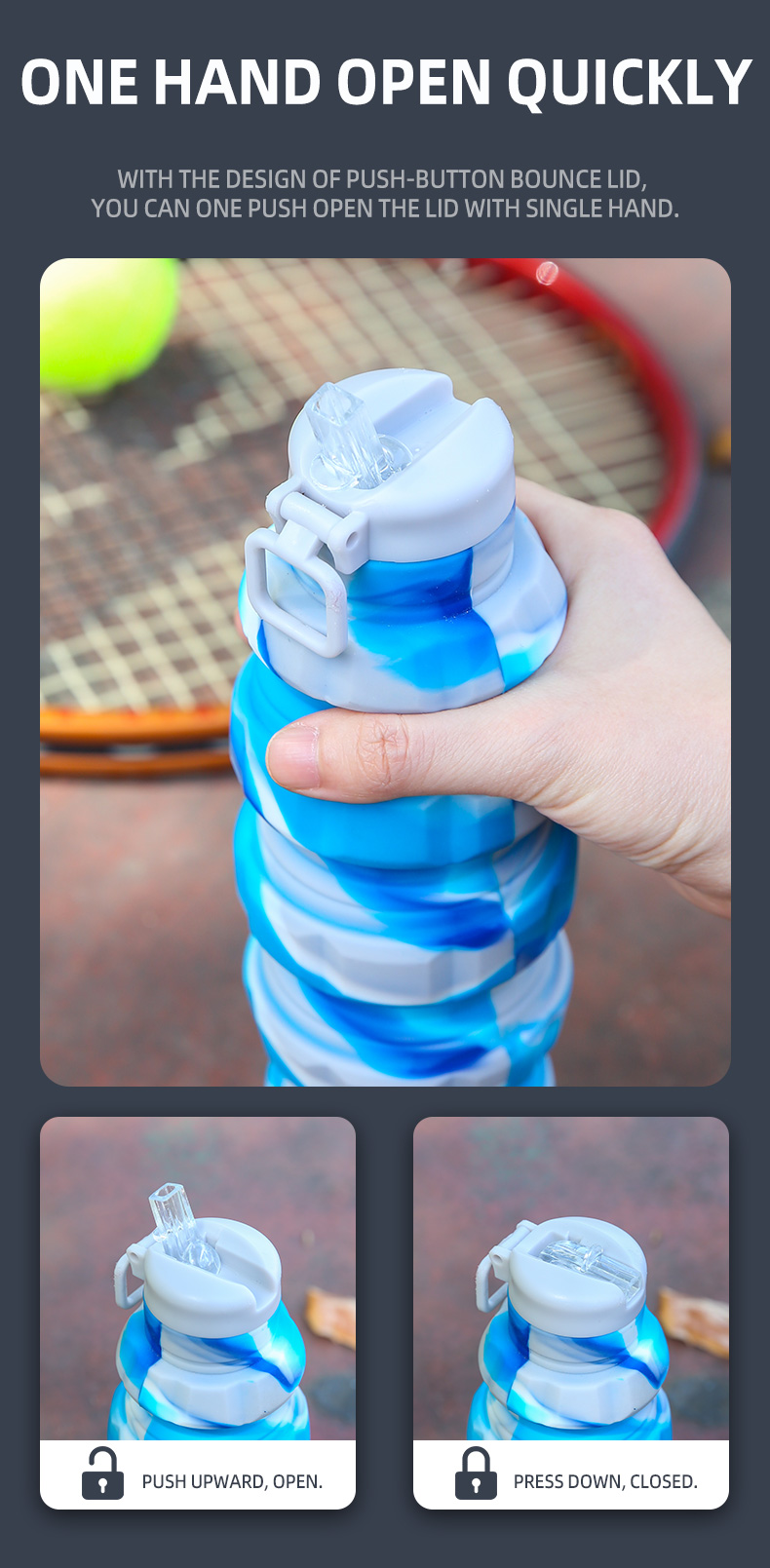 foldable water bottle MFZ-J015