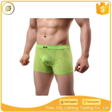 Top grade lace sexy gay men underwear men boxer underwear wholesale price