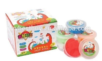 Kids educational craft toy modeling clay plasticine light super weight clay