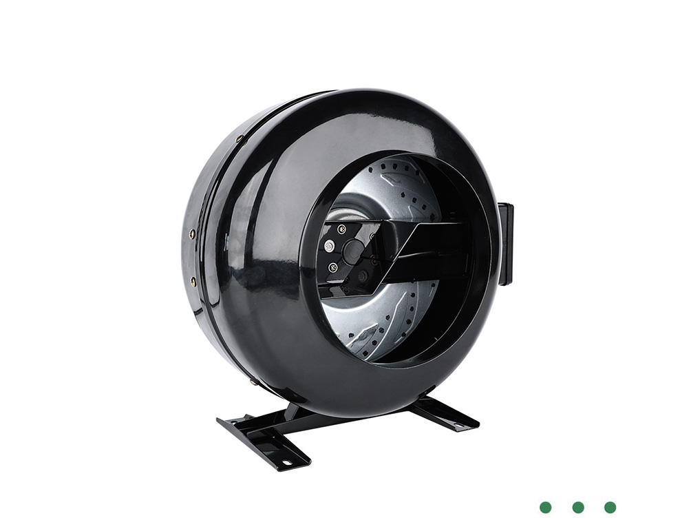 Circular Inline duct fan 160mm Plastic impeller 1