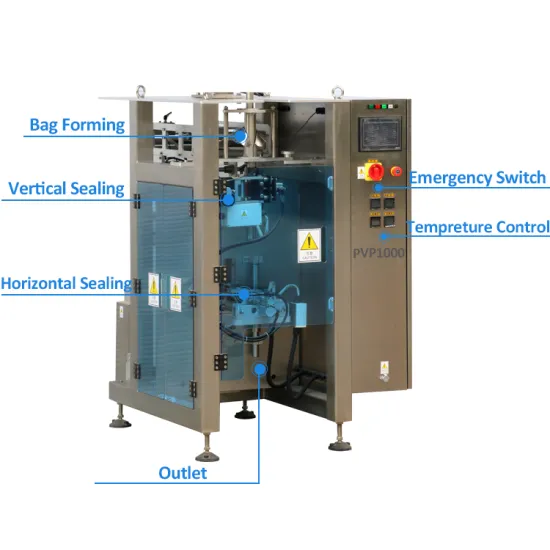 Pillow Pouch Granular Sea Salt Powder Packaging Machine