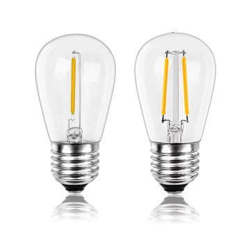 Lohas 1W 2W 2700K Sıcak Beyaz S14 LED Filament Ampul - İç/Açık Tatil Noel Dekorasyonu için İdeal