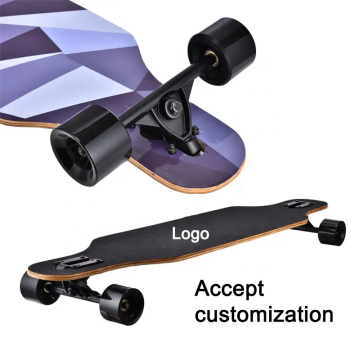 Skateboard elettrico personalizzato con motore a mozzo da 350W e accessori economici