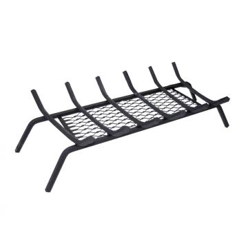 Cast Wrought Iron Fire Grates with Ember Catcher