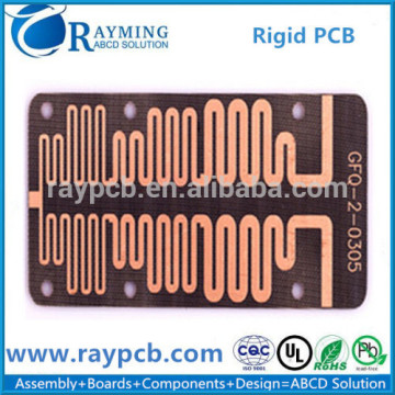 OEM fr4 Rigid multilayer PCB With Black Soldermask