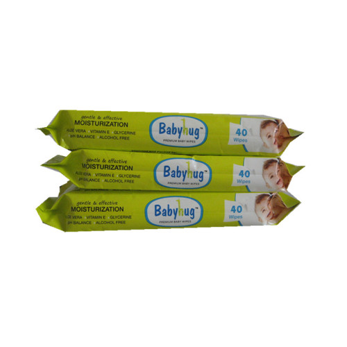 Lingettes humides naturelles écologiques pour bébé sans alcool
