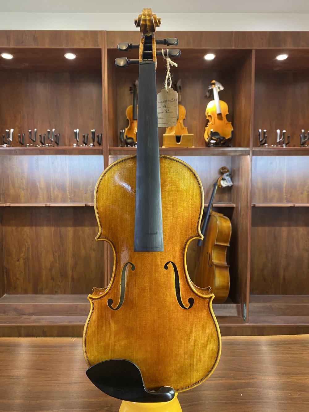 Flame Maple 4/4 Advanced Violin Handmade Oil Violin Violin