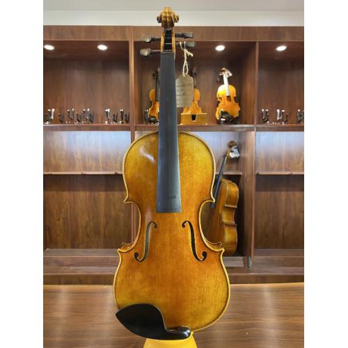 Flame Maple 4/4 Geavanceerde viool Handgemaakte olie Varnish Violin