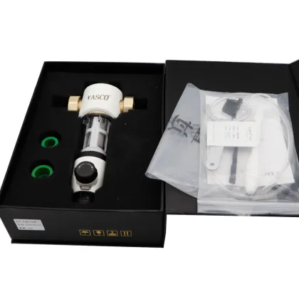 Whole house automatic cleaning  backwash pre-filtered water prefilter