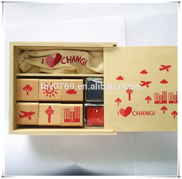 Hot Sale wooden stamp for kids