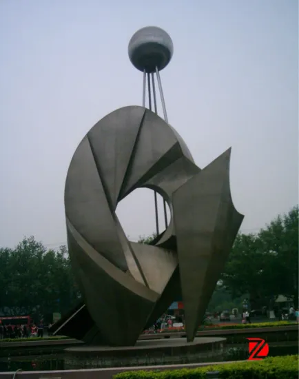 stainless steel art sculpture