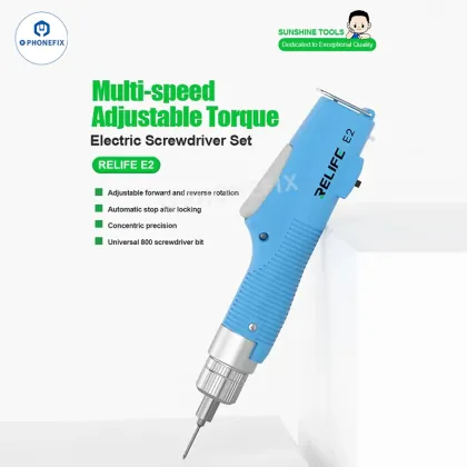RELIFE E2 Torque Electric Screwdriver for Screw Unlocking Locking