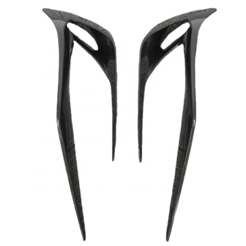 Batfury Aero Style Dry Carbon Fiber Front Bumper Vent and Splitter for Ferrari 296: Enhance Your Vehicle's Performance with Custom Body Kits