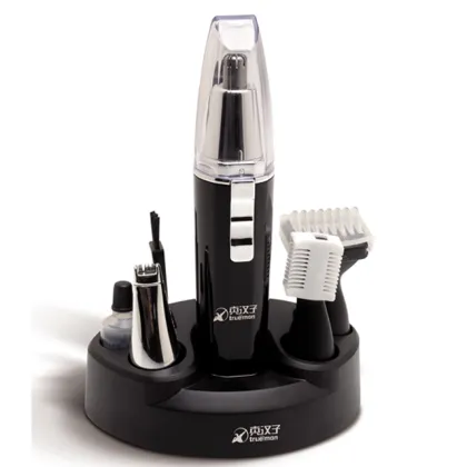 Trueman ES-229 Factory Direct AA Battery-Powered Men's Nose and Ear Hair Trimmer