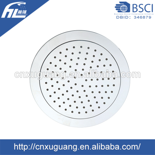 Flowing rate 2.5GPM,2.0GPM one function round rainfall shower heads price