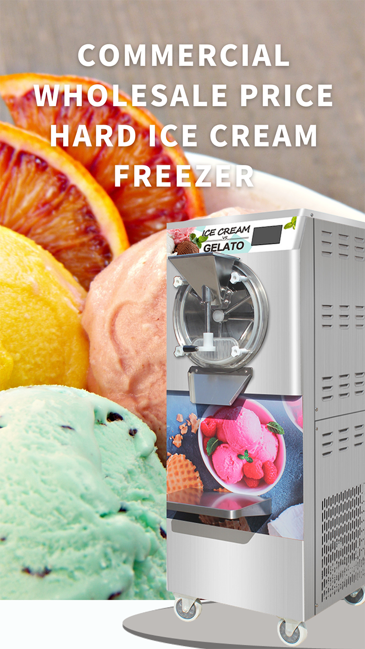 Commercial hard ice cream maker