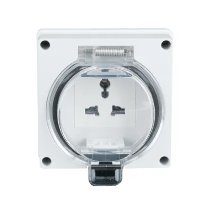 Outdoor Waterproof IP66 Wall Socket - Multi-functional Concealed Switch Socket