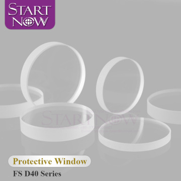 40x2mm AR Coated Fused Silica Optical Fiber Window for Laser Cutting Head