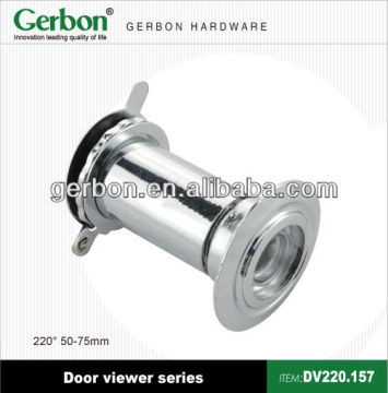 brass door viewer with cover