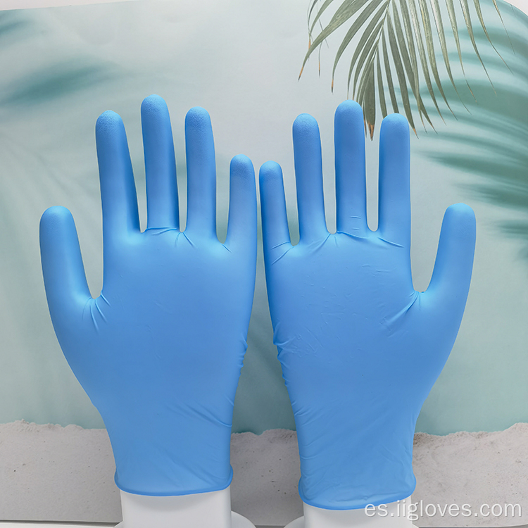 Guantes personalizados de nitrilo de 12 pulgadas de hogar envasado individualmente