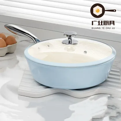 Blue Non-Stick Frying Pan