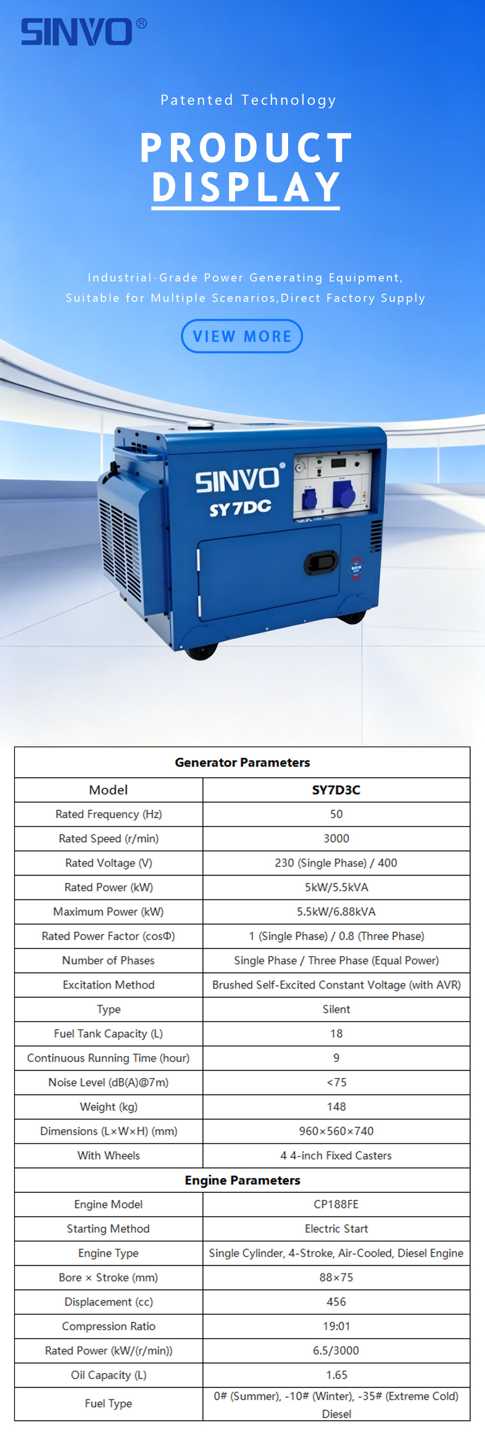 36.SY7D3C Silent Diesel Generator Set 000