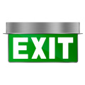Recessed Mounting Exit Sign