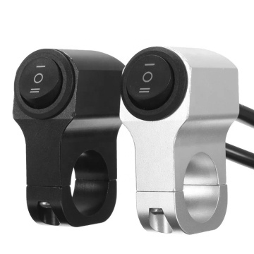 12V Fog Spotlight Switch - Motorcycle Handlebar Headlight Push Button Switches (3 Way)