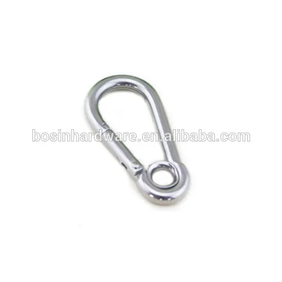 Fashion High Quality Metal Stainless Steel Carabiner With Eyelet