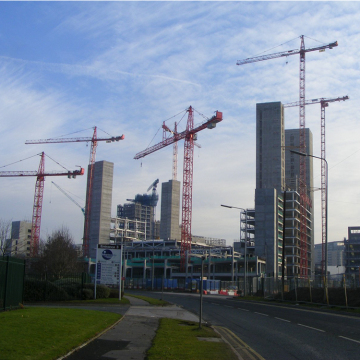 QTZ 6024 10 Ton 50 Meter High Self-Erecting Tower Crane