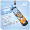 R &amp; M Monster 7000 Puffs Einweg elektronische Zigarette