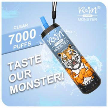 R&amp;M Monster atingiu 7000 Puffs Kit por atacado