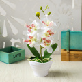 Bonsai Desktop Plants Potted Artificial Orchid Flowers Home Decoration Ornament
