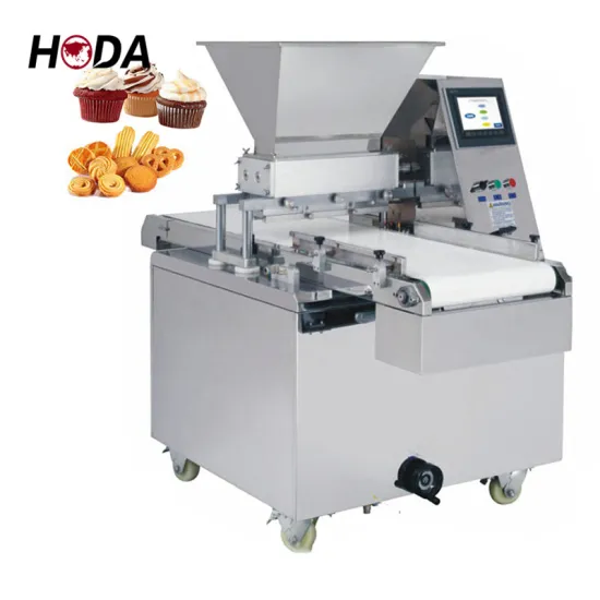 Automatic Two-Color Small Chocolate Cookie and Biscuit Machine for Donuts, Tarts, and Coffee Cups
