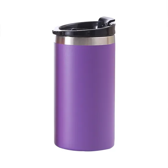 Wholesale Reusable Iced Coffee Cups: Customize Double Wall Sublimation 300ml, 304 Stainless Steel Water Cups with Lids