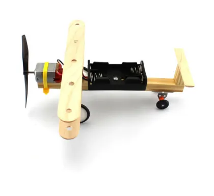 DIY Battery Wind Power Toy Plane