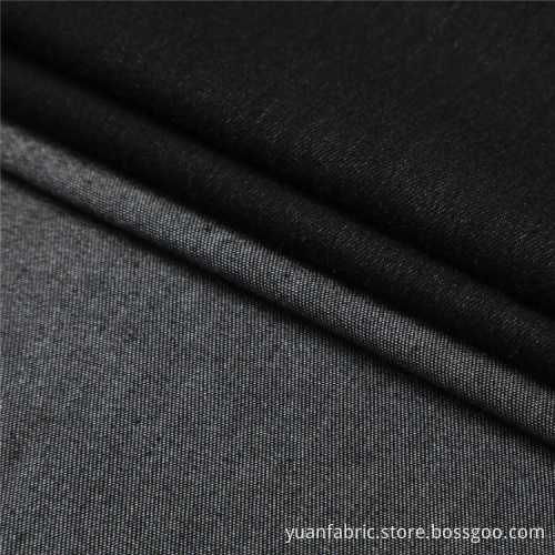 Stretch Denim Plaid Cotton Slub Fabric For Shirt