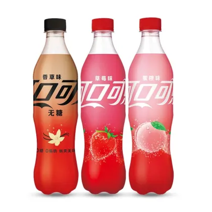 Hot Selling 500ml Peach Flavored Cola & Various Fruit Soft Drinks