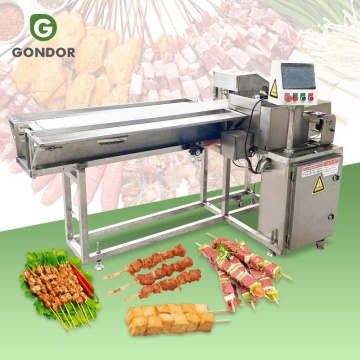 Automatische varkensvlees- en kip souvlaki spies maker