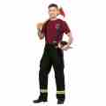 New firefighter Sam cosplay carnival costume Halloween for grown-up boy party job wear uniform fireman's Christmas accessories